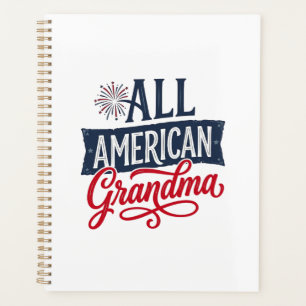 All American Grandma Patriotic Firework Design_1 Planner