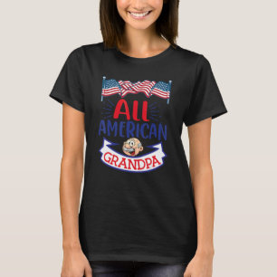 All American Grandpa Hot National Senior Citizens T-Shirt