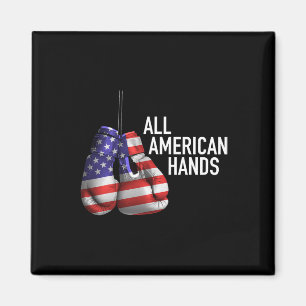 All American Hands Boxing Gloves – Patriotic Usa F Magnet
