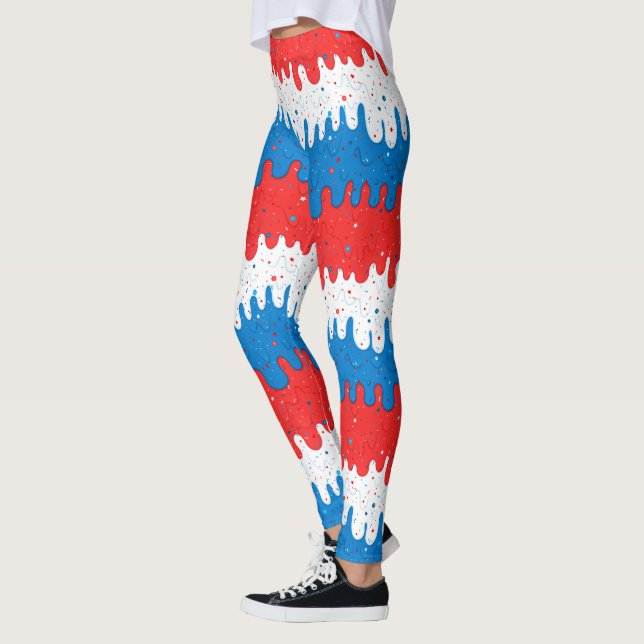 All American Ice Cream Leggings (Left)