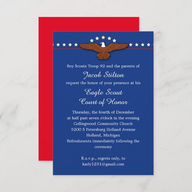 All American Invitation (Front/Back)