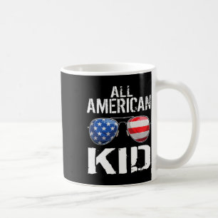 All American Kid 4th Of July Boys Patriotic Teens Coffee Mug