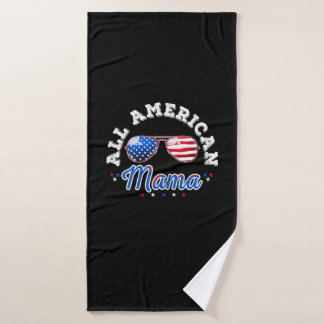All American Mama 4th Of July Family Bath Towel