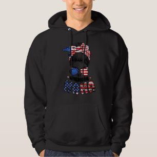 All American Mama Sunglasses Usa Flag 4th Of July Hoodie