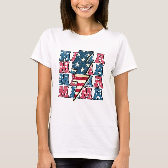 All American Mama T-Shirt (Front)