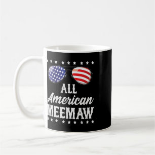 All American Meemaw 4th Of July Independence Day P Coffee Mug