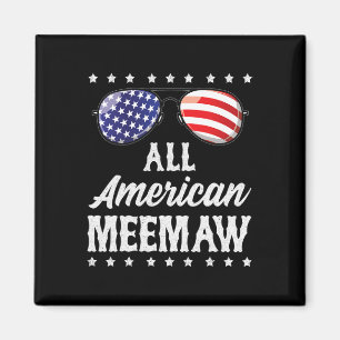 All American Meemaw 4th Of July Independence Day P Magnet