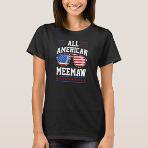 All American Meemaw Patriotic 4th Of July American T-Shirt