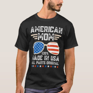 All American Mum 4th Of July Mummy Fireworks Party T-Shirt