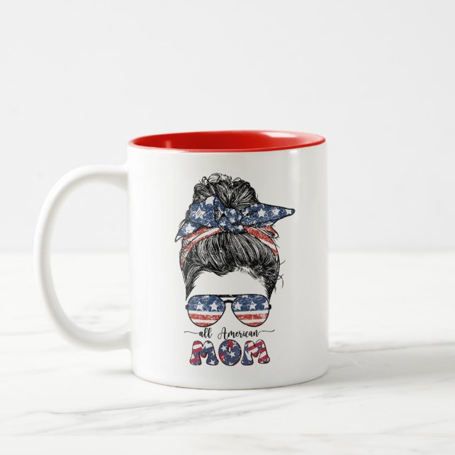 All American Mum Coffee Mug (Left)