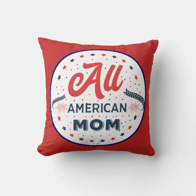 All American Mum Cushion (Front)