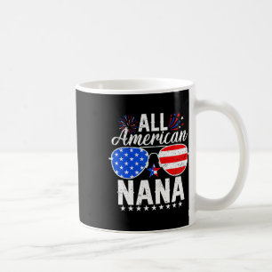All American Nana Funny 4th Of July Family Matchin Coffee Mug