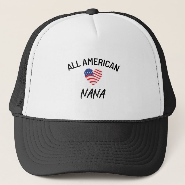 All American Nana Trucker Hat (Front)