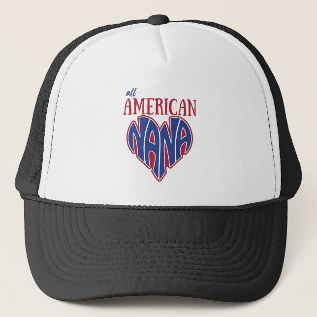 All American Nana Trucker Hat (Front)