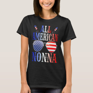 All American Nonna 4th of July Sunglasses Family T-Shirt