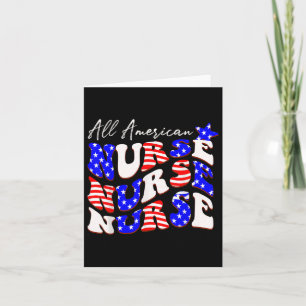 All American Nurse For Happy Memorial Day American Card