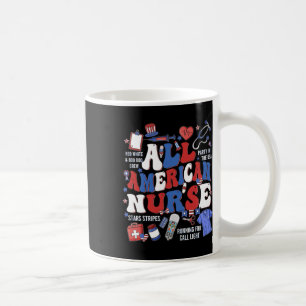 All American Nurse Memorial Day Honour And Remembe Coffee Mug