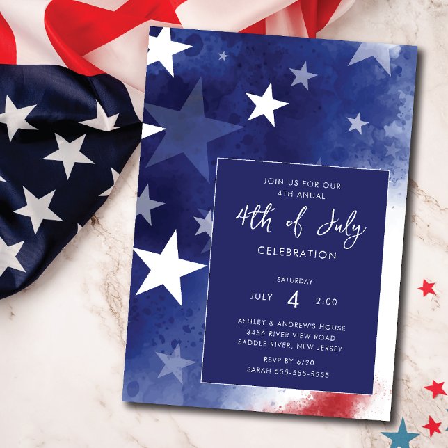All American Party 4th of July Invitation (Creator Uploaded)