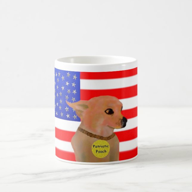 All American Pooch Coffee Mug (Center)