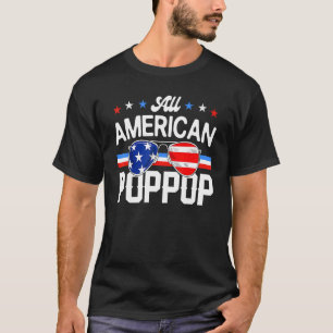 All American PopPop 4th of July Family Matching Su T-Shirt