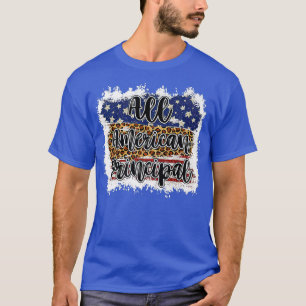 All American Principal Leopard Matching School Pre T-Shirt