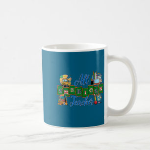 All American Teacher Patriotic Independence Design Coffee Mug