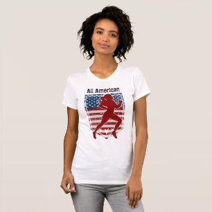 All-American Track & Field Vintage Distressed T-Shirt