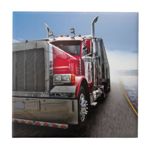 All American Trucker Ceramic Tile