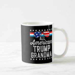 All American Trump Grandma American Flag Sungles Coffee Mug
