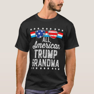 All American Trump Grandma American Flag Sungles T T-Shirt