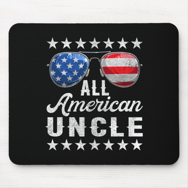 All American Uncle Shirt  Mouse Pad (Front)