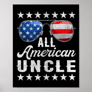 All American Uncle Shirt  Poster