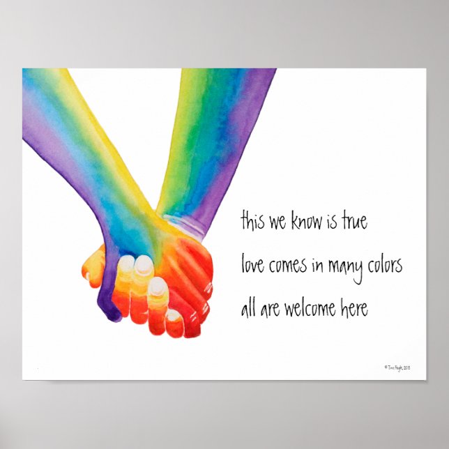 All Are Welcome Here Poster (Front)