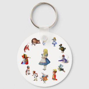 ALL AROUND ALICE IN WONDERLAND KEY RING