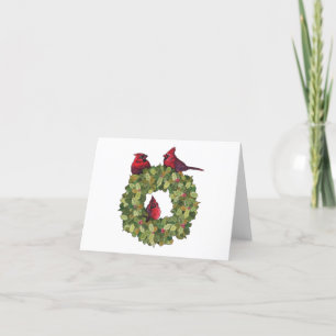 All Around the Christmas Wreath Thank You Card
