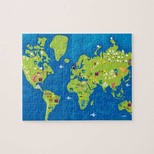 All Around the World Jigsaw Puzzle (Horizontal)