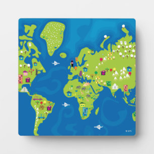 All Around the World Plaque