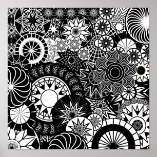 All B And W Poster