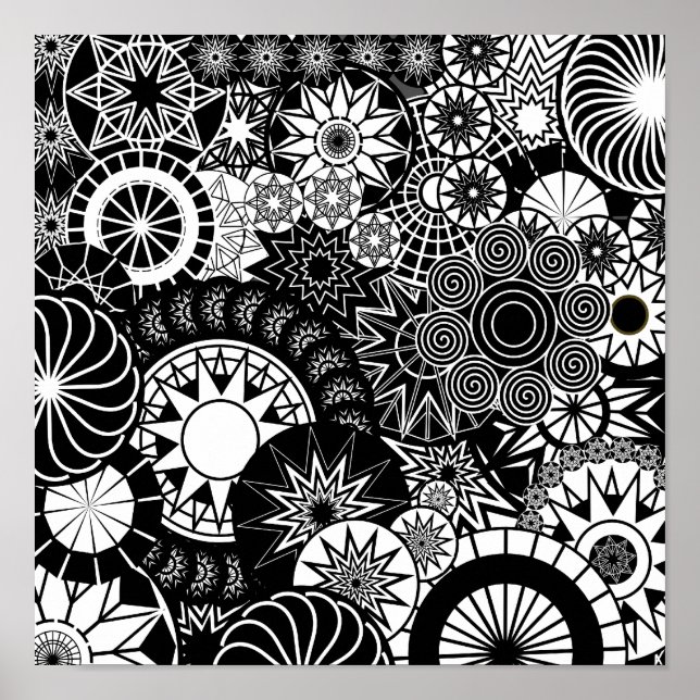 All B And W Poster (Front)