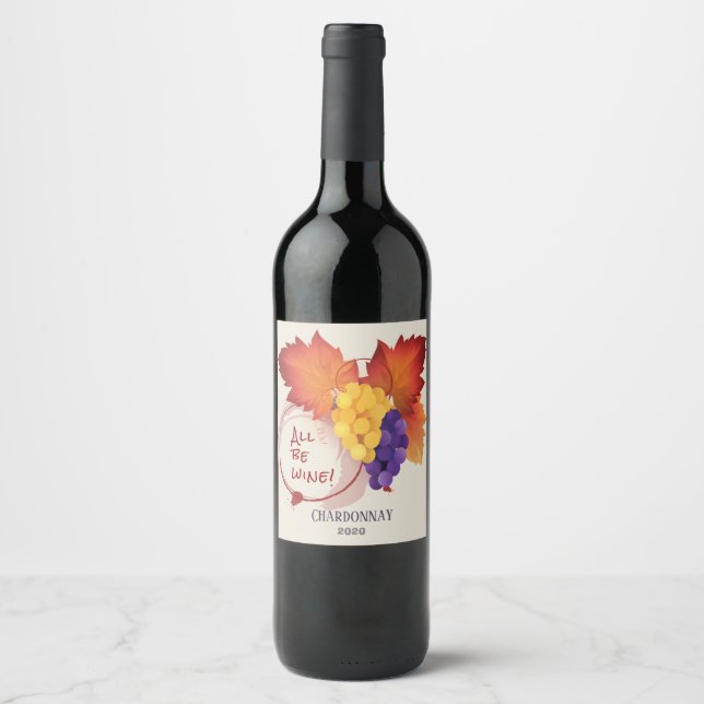 all be wine wine label (Front)