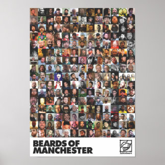 All Beards poster - A3 format