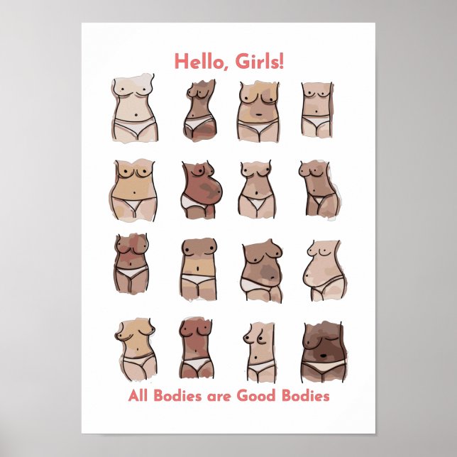 All Bodies are Good Bodies Poster (Front)