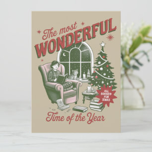 All Booked for Christmas Book The Most Wonderful Holiday Card
