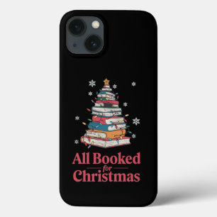 All Booked For Christmas Book Tree Lights iPhone 13 Case