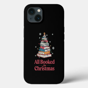 All Booked For Christmas Book Tree Lights iPhone 13 Case