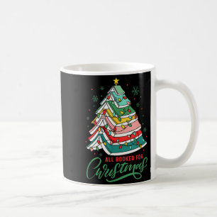 All Booked For Christmas Book Xmas Tree Lights Rea Coffee Mug
