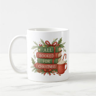 All Booked for Christmas Coffee Mug