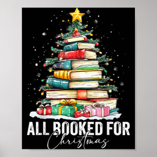 All Booked For Christmas Coquette Books Teacher Xm Poster