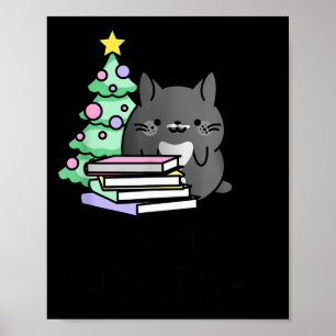 All Booked For Christmas Cozy Mystery, Book Lovers Poster
