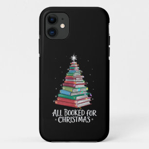 All Booked For Christmas Librarian Xma Book Lovers iPhone 11 Case